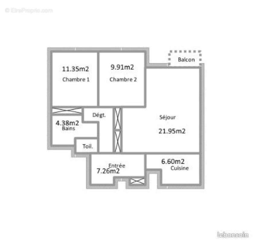 Photo 6 - Appartement à TOURS