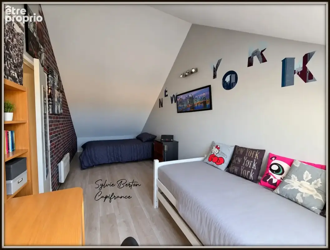 Messy – belle maison familiale de 104 m² – 6 pièces – 4 chambres – garage - jardin avec vue sur les champs - photo 7