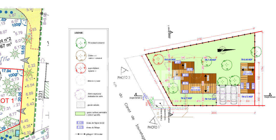 Terrain à SAINT-GEORGES-D&#039;OLERON