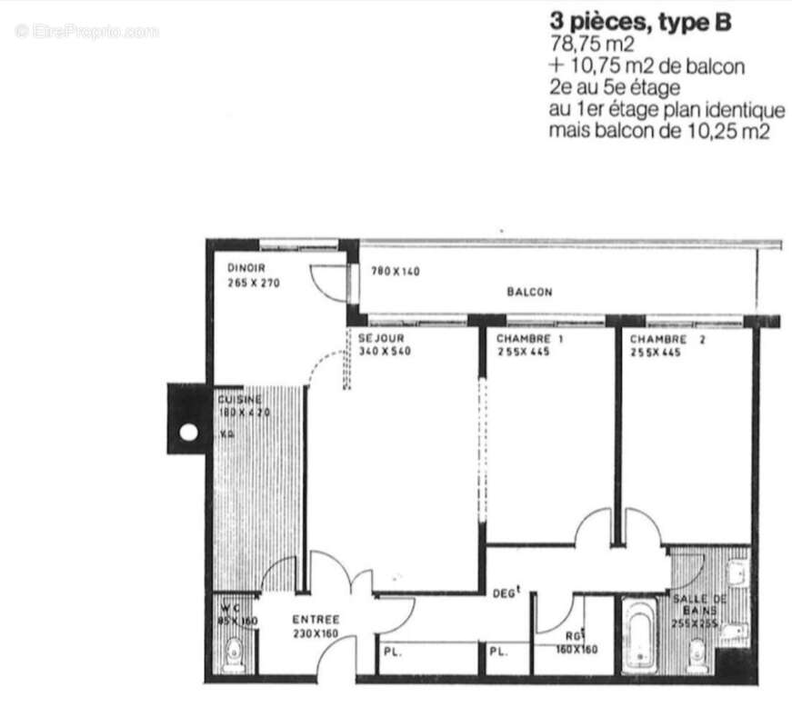 Appartement à PARIS-12E