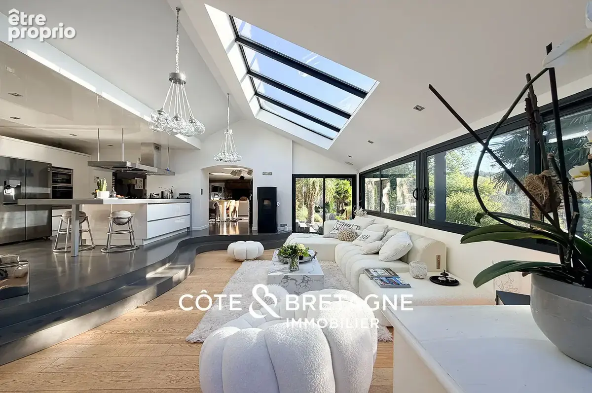 Propriete de prestige avec piscine proche saint-brieuc dans un ecrin de verdure  ref 2026177 - photo 9