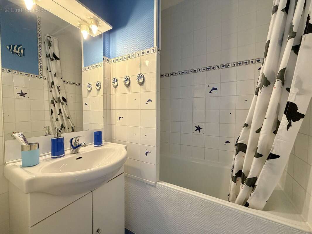 Salle de bains - Appartement à SAINT-JEAN-DE-MONTS