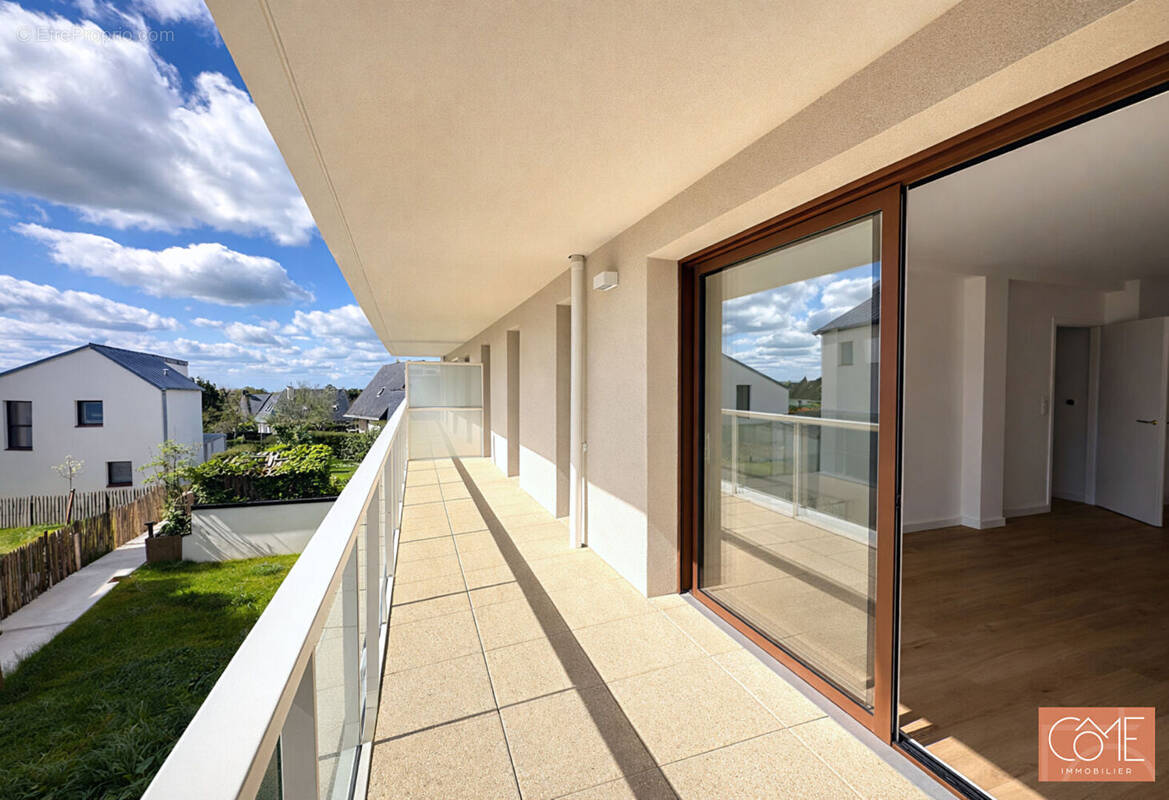 Type 3 neuf 63,8m² - balcon 14m² - parking - exposition sud -ouest- au coeur de la chapelle des fougeretz - photo 1