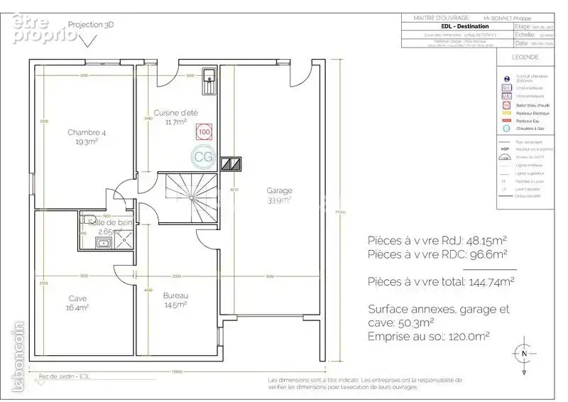 Maison 6 pièces 144 m² à vendre à Retonfey (57645) - photo 7