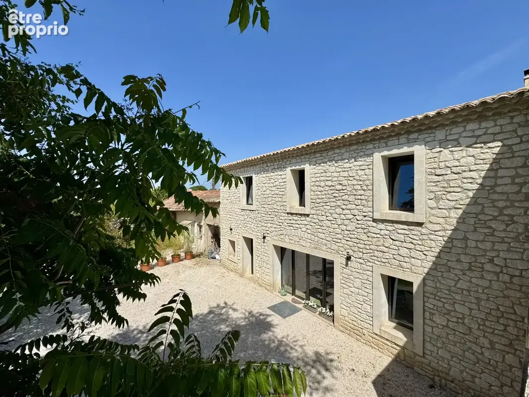 Authentique Mas en pierre rénové sur 1HA de terrain - Vue Luberon - photo 3