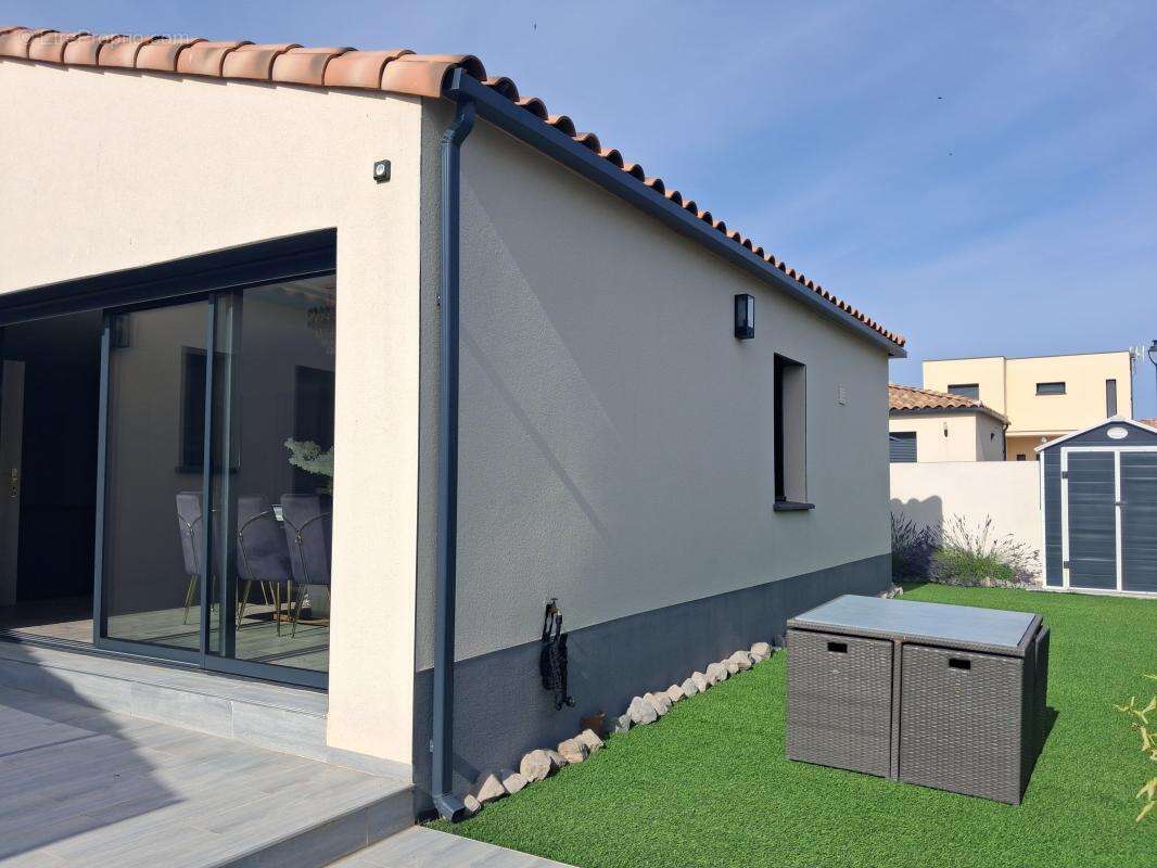 Vente maison de plain-pied T4 à Pomerols avec jardin et garage - photo 2