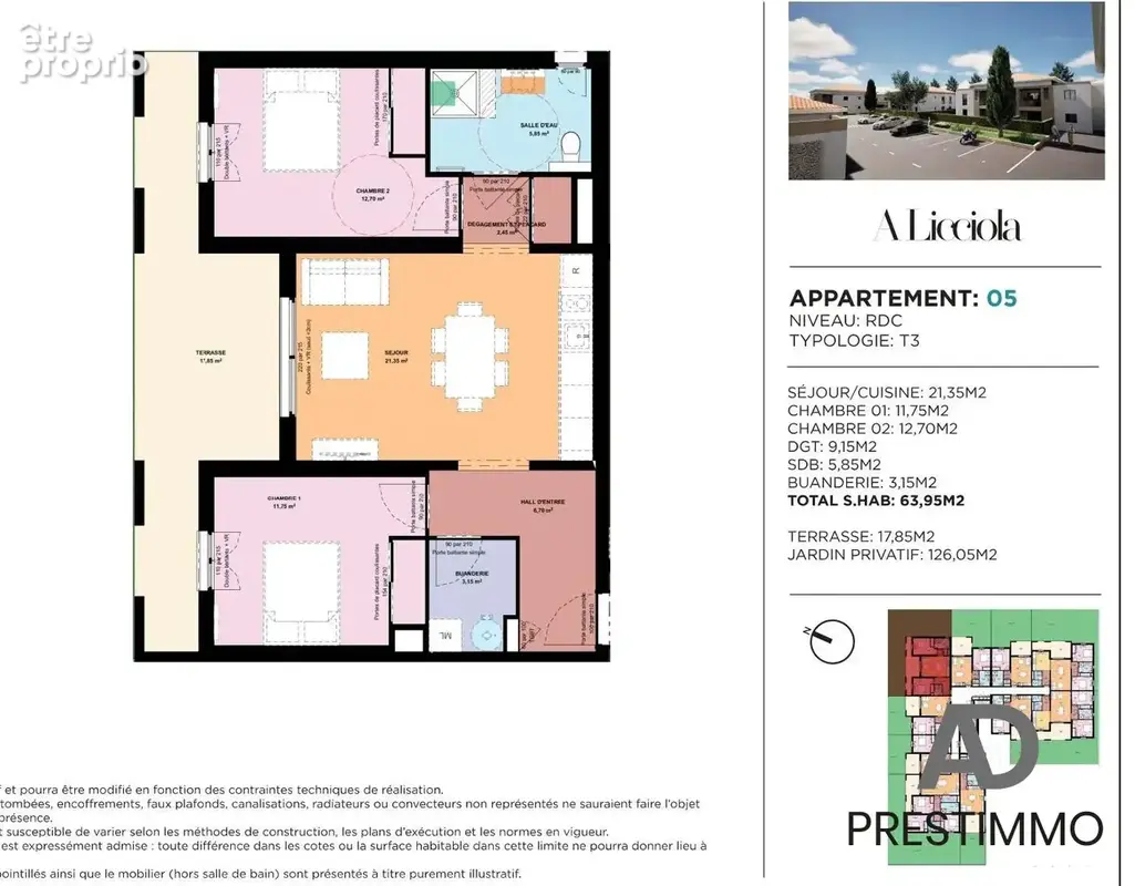 Appartement à SORBO-OCAGNANO