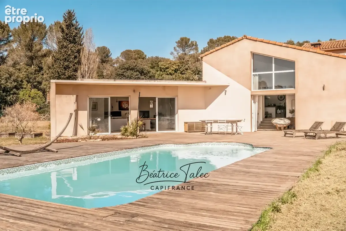 Maison de caractère avec piscine 5 pièces au cœur des vignes, double garage, 6000m2 terrain plat arboré, magnifique vue dans un  - photo 7