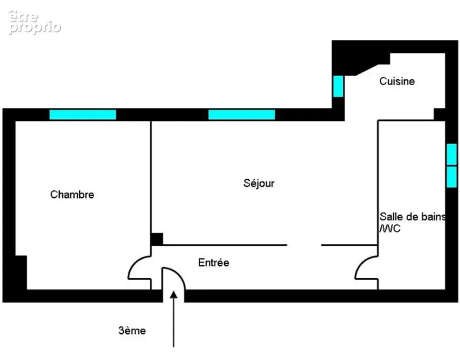 2 pièces rénové - calme - lumineux - plan optimisé - photo 2