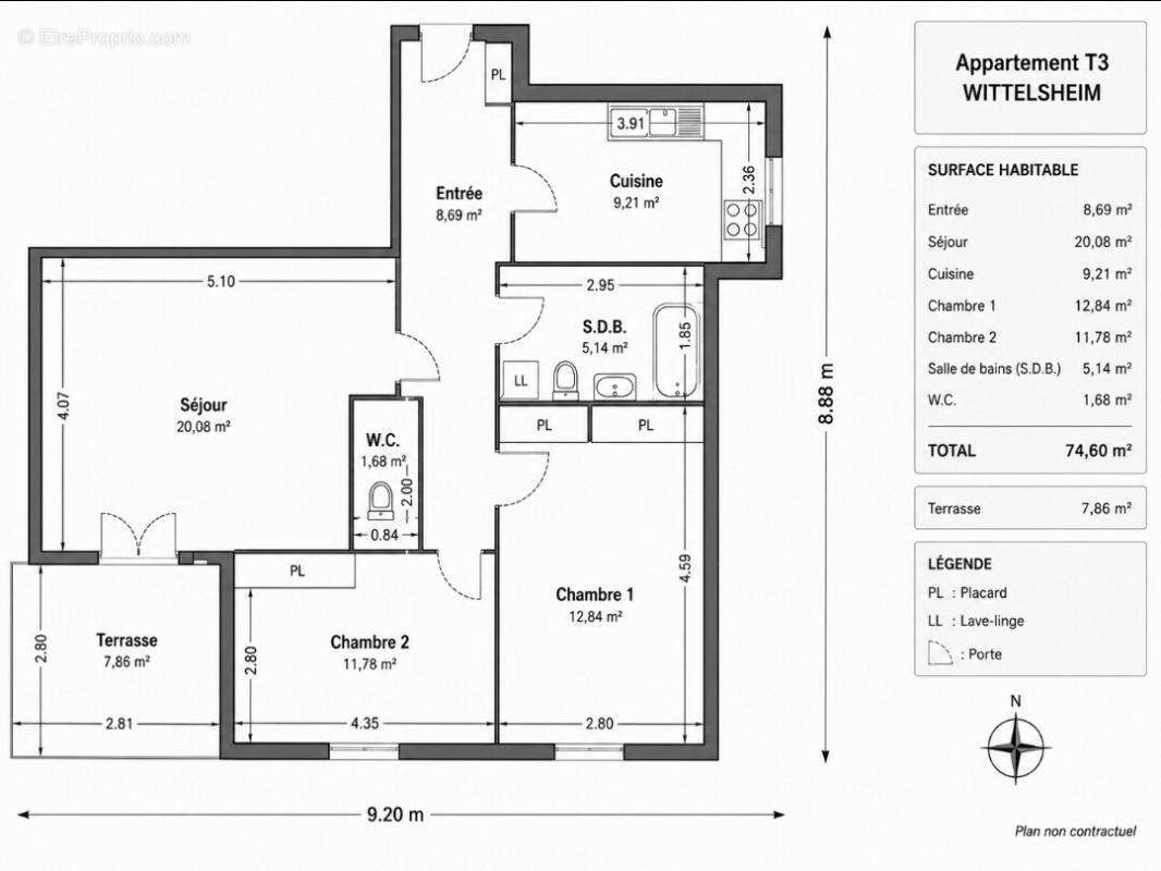 Appartement à WITTELSHEIM