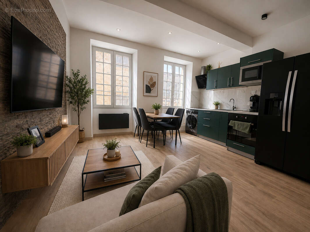 Limoux bord de l'aude   appartement t2 entièrement rénové - photo 3