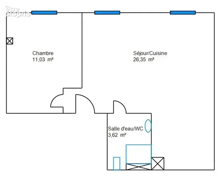 2 Pièces meublé 41 m² Rentabilité de 10% - photo 9