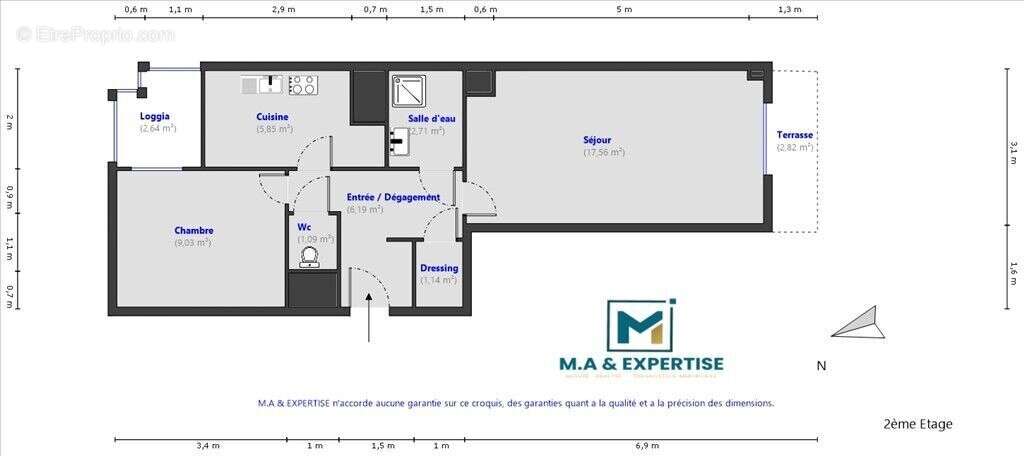 Appartement à VALLAURIS