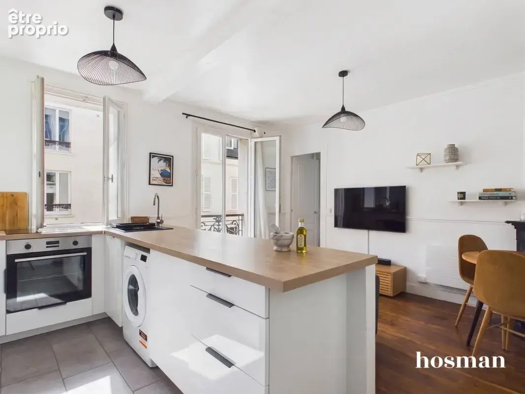 Superbe 2 pièces baigné de lumière (32 m²) - Calme sur cour - Rue de Neuilly, Clichy - photo 2