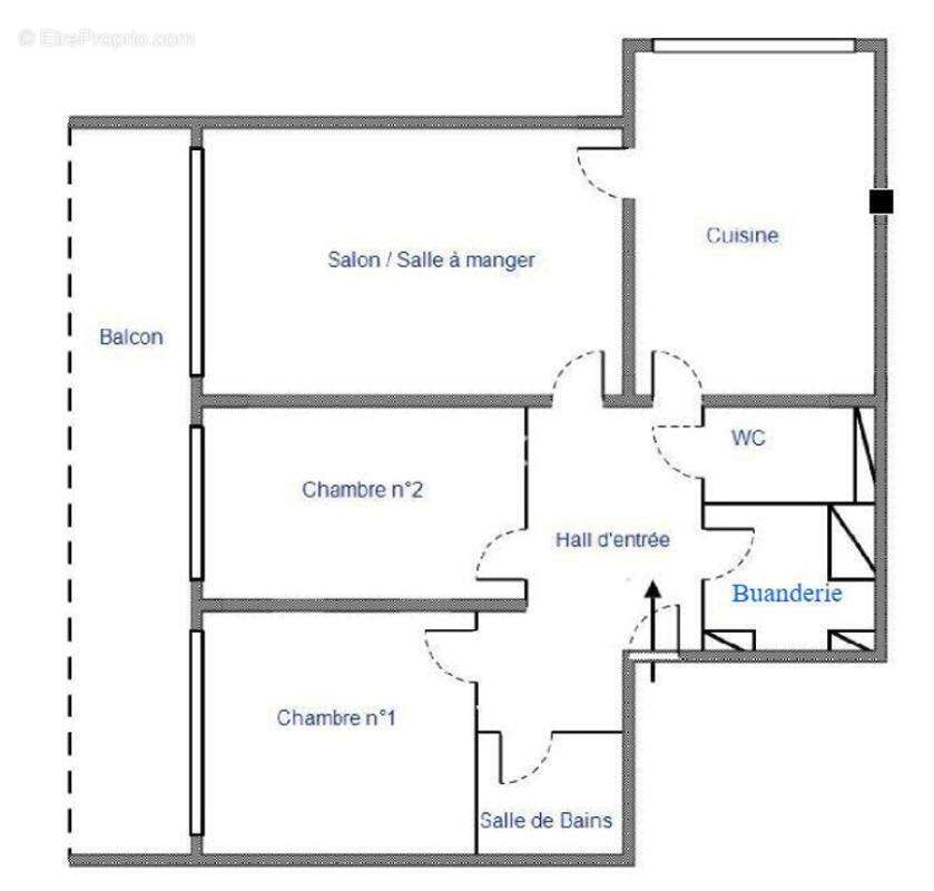 Appartement à LE PEAGE-DE-ROUSSILLON