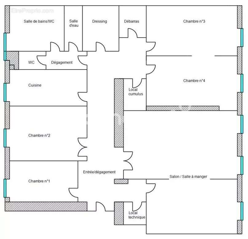 Nice centre « clovis»  6p 160 m² - photo 7