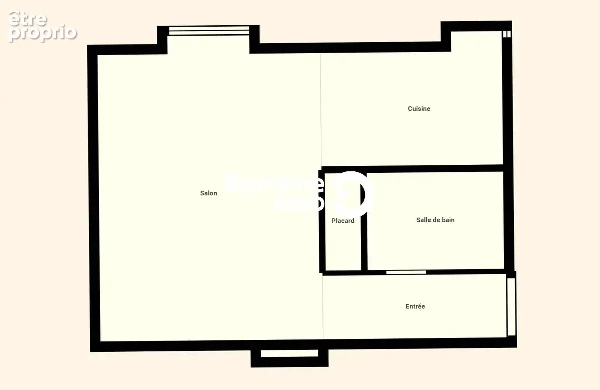 Exclusivité a vendre -  brest saint michel appartement t1bis de 26.49m² - photo 7