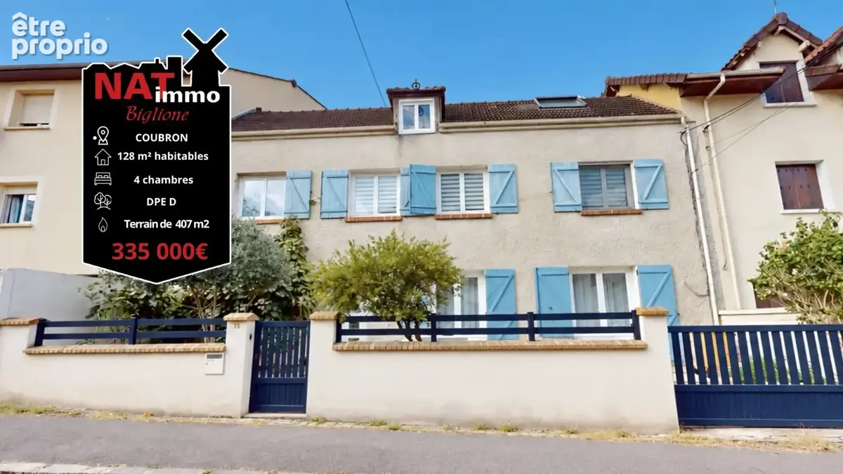 Maison 5 pièces 128 m² à vendre à Coubron (93470) - photo 1