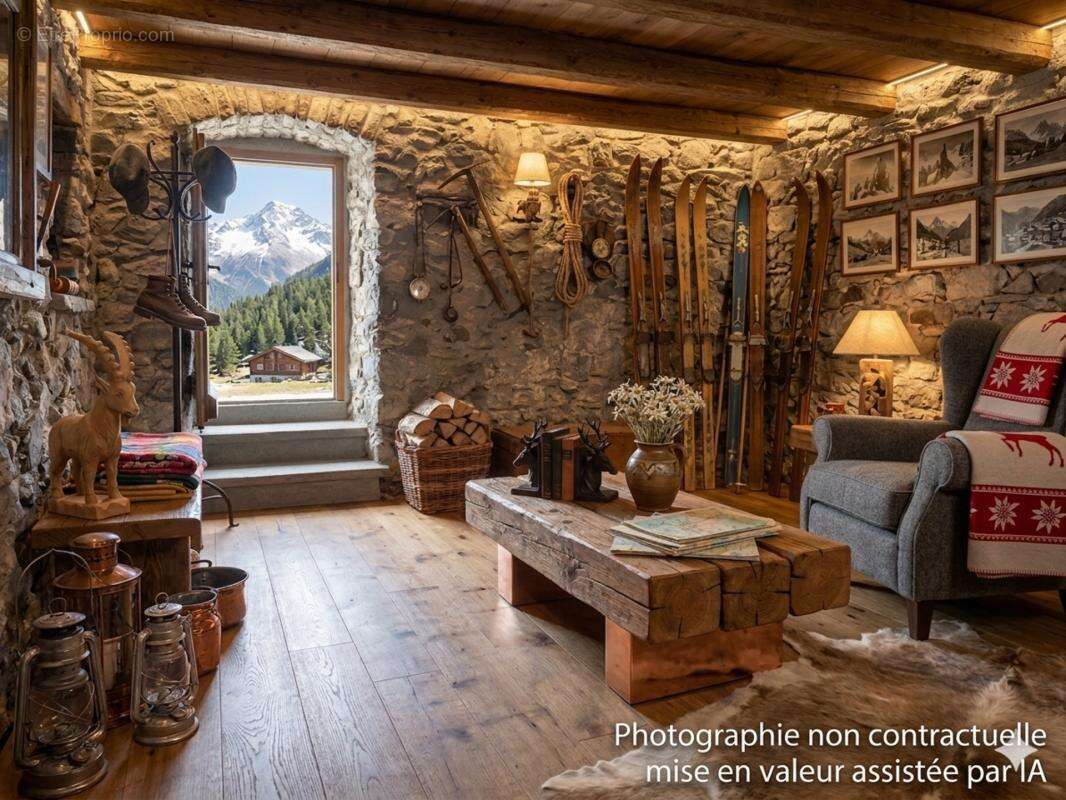 Grange haut du village Roubion - photo 7