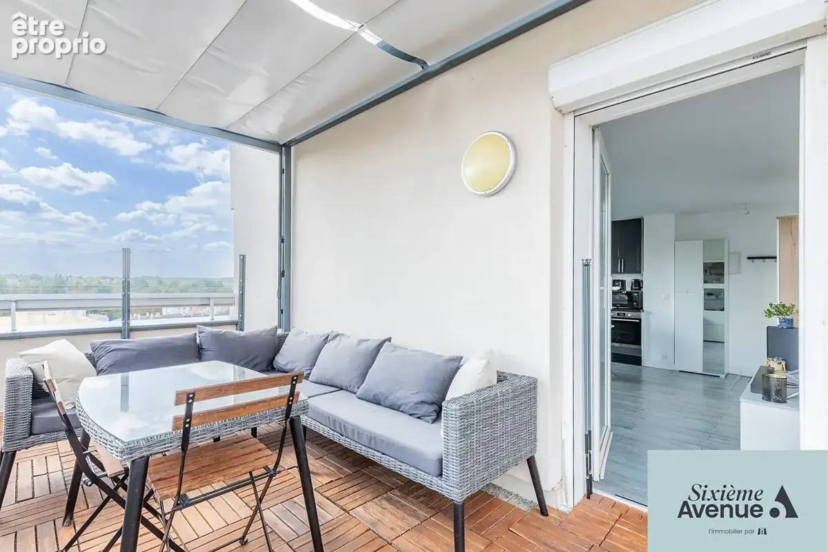 Appartement F2, dernier étage, très lumineux avec terrasse - photo 9