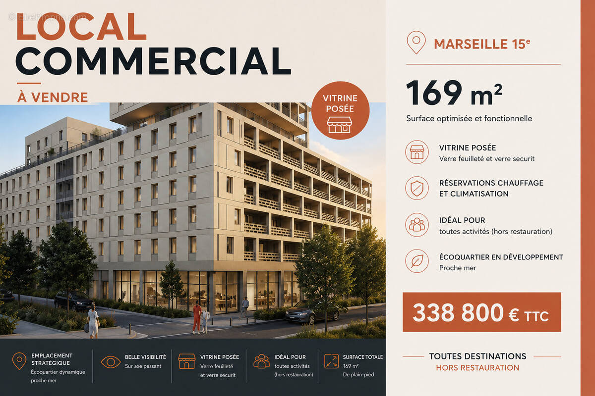 Commerce à MARSEILLE-15E