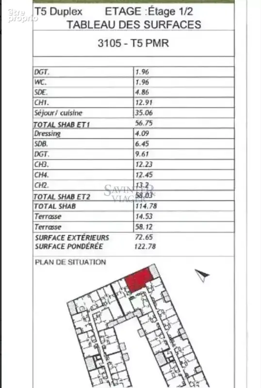 Attique T5 en duplex, 2 grandes terrasses, 2 garages – Bonneville- libre de suite - photo 29