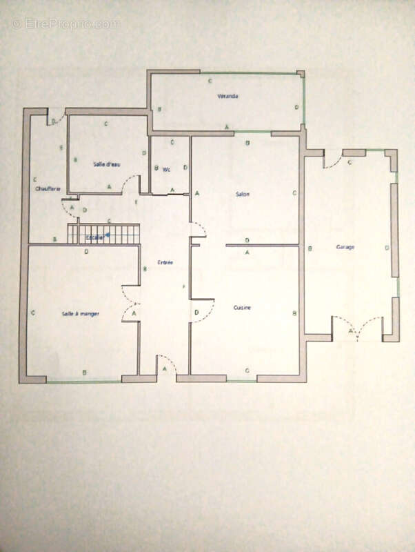 PLAN RDC - Maison à BLETTERANS
