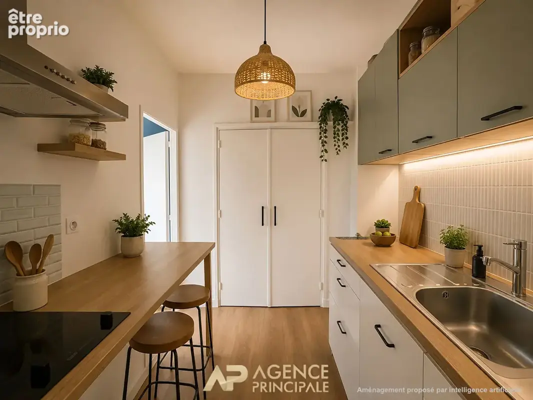 Appartement  - Type 2 - Hyper-centre (port) - 39m2 - Loggia - Ascenseur - photo 6