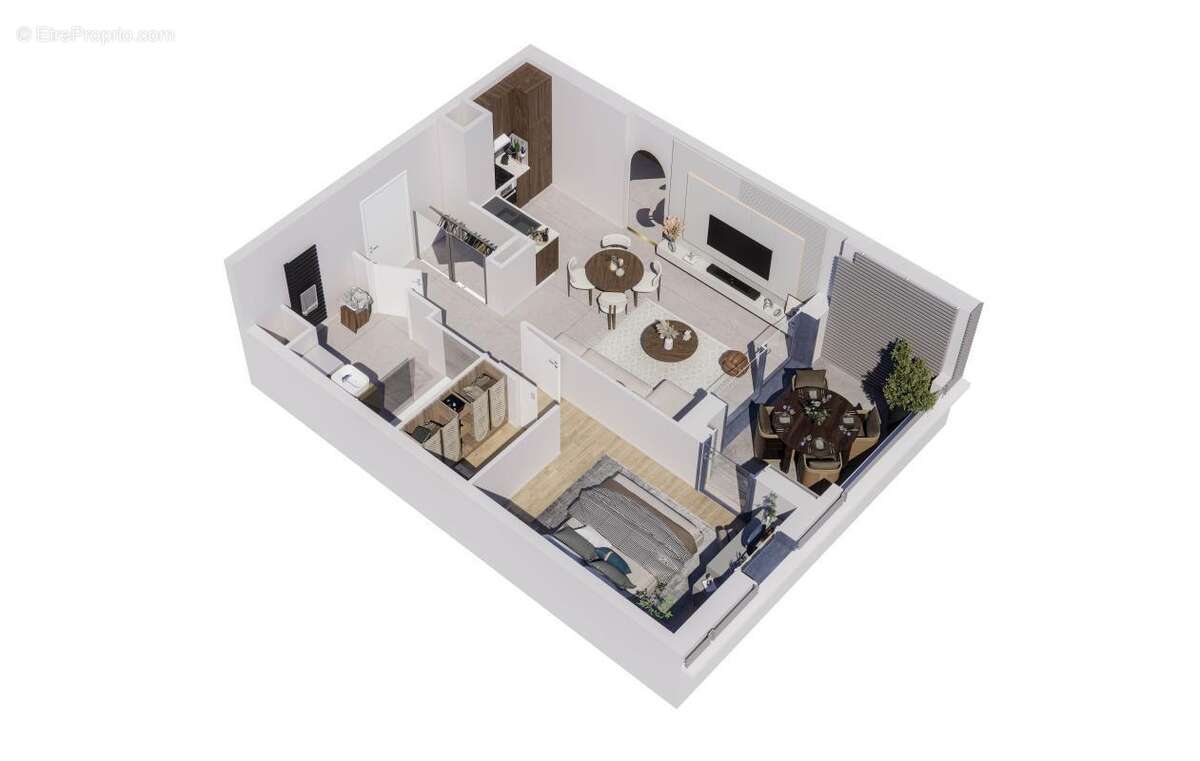 Appartement t2 - photo 5