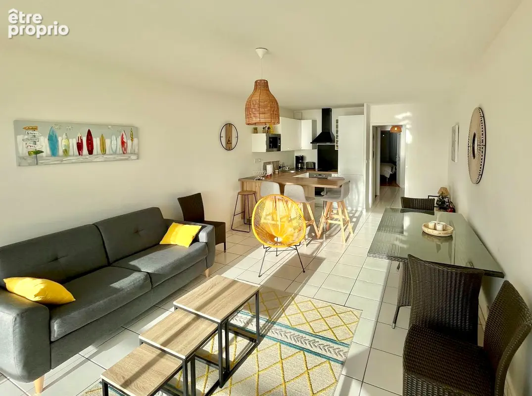 Appartement FACE MER - La Baules les Pins - T3 traversant 57.33 m2 - photo 3