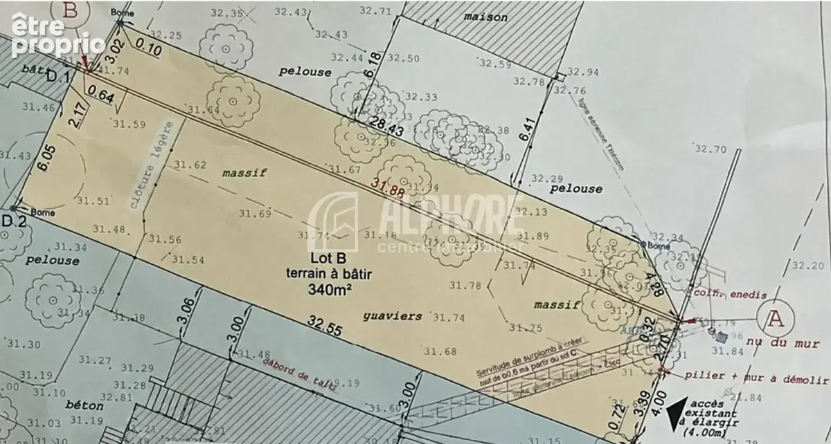 Terrain constructible de 340 m² - photo 2