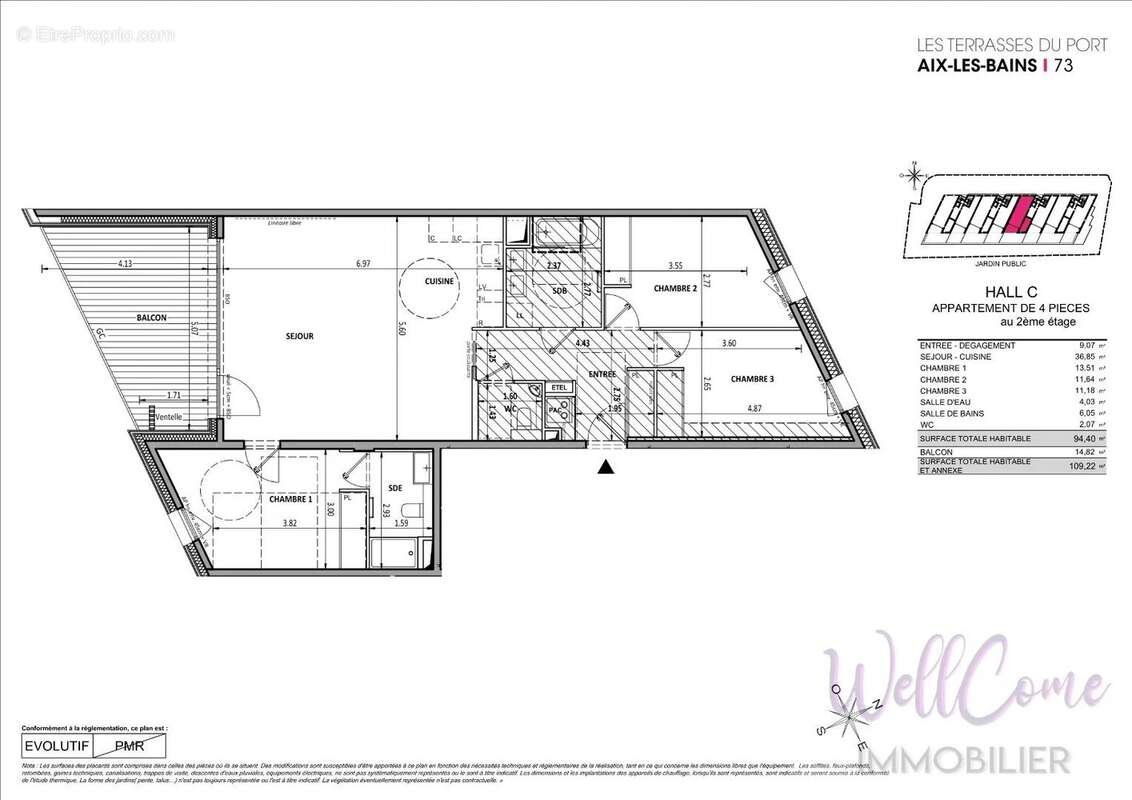 VEFA - Appartement T4 de 94m² avec garage double et cellier à Aix-Les-Bains ! - photo 6