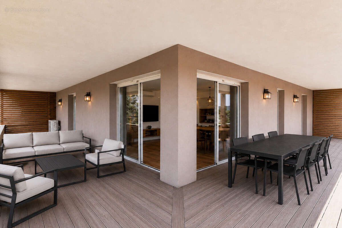 Appartement T3 avec grande terrasse couverte - photo 14
