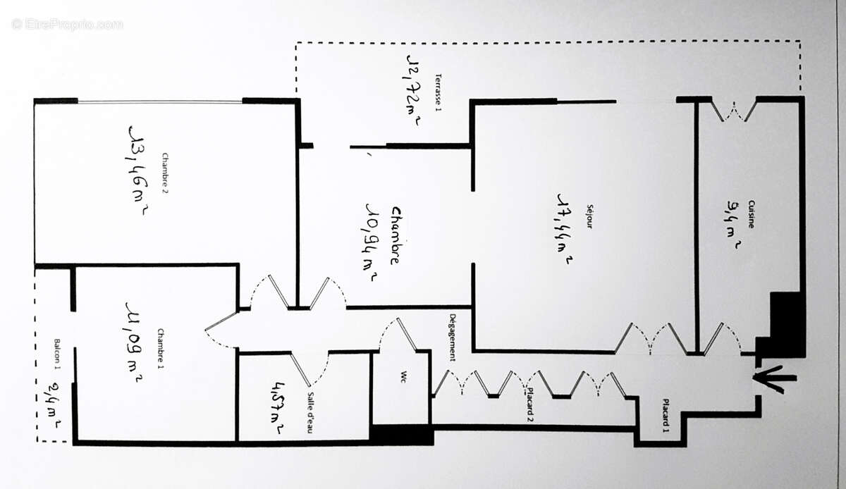 Appartement à MENTON