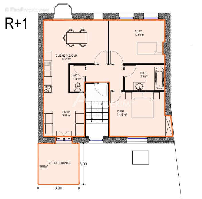 Appartement à CARVIN
