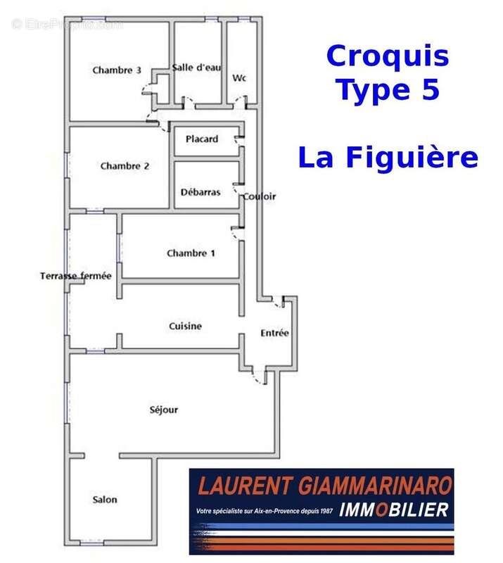 Aix quartier pigonnet type 5 - photo 13