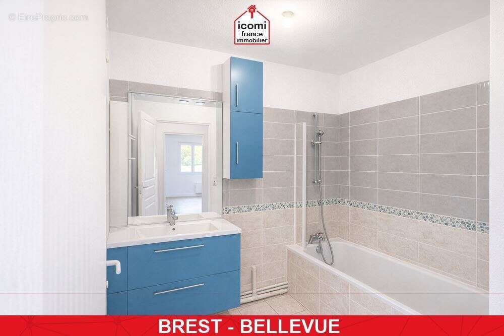 Finistere - brest (29200) - a vendre - appartement - t3 - lumineux - dalle beton - ascenseur - place de parking souterrain prive - photo 5