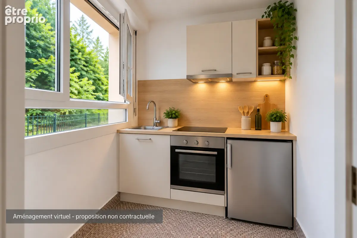Grand 2 pièces de plus de 50 m² en centre-ville - photo 9