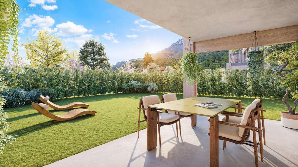 Chapareillan- appartement t4 de 84.13 m² avec jardin au rdc - photo 3