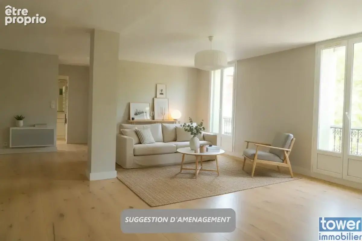Appartement F5   Volumes et possibilités multiples - photo 6