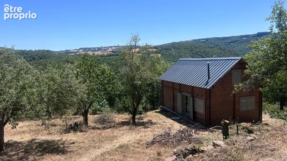 Chalet bois récent (2023) aux normes RT 2012  Calme absolu sur les hauteurs de Brousse-le-Château - photo 3