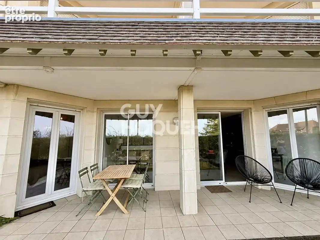 Tourgeville plage - appartement 2/3 pieces en rez de jardin face mer - photo 12