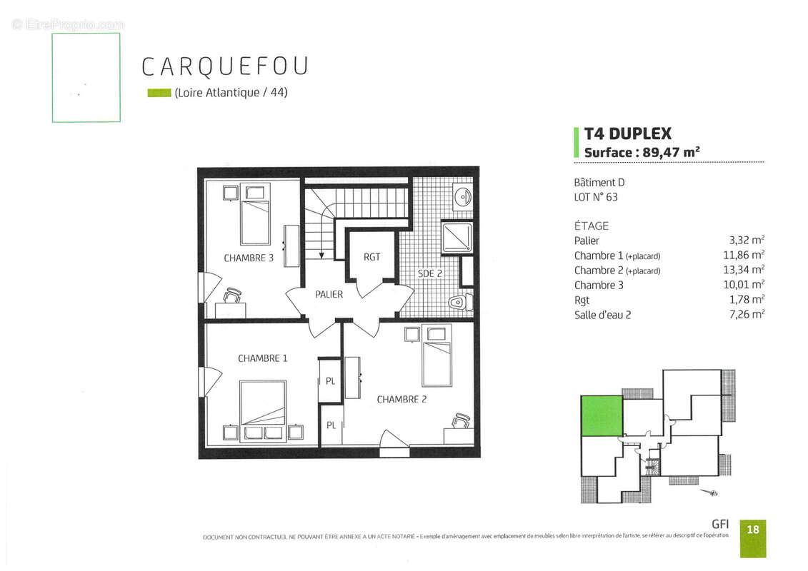 Appartement à CARQUEFOU
