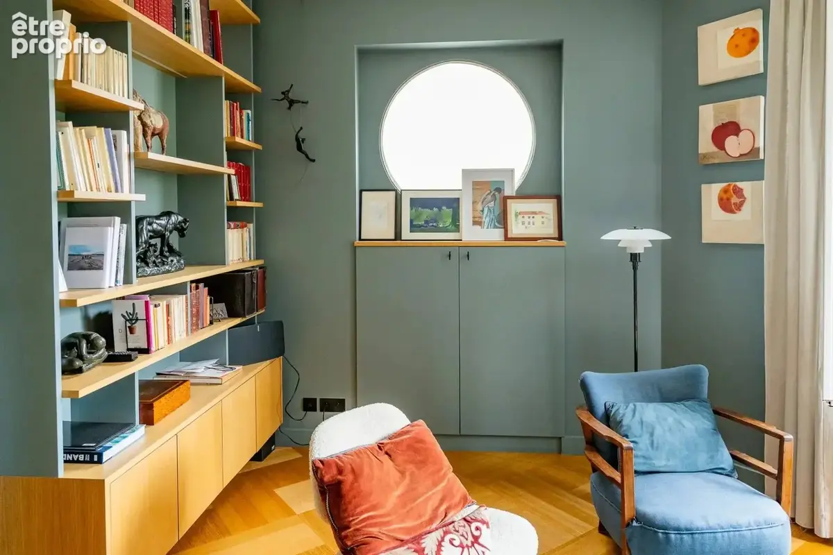Cœur de Passy, bel appartement rénové, au calme, très lumineux,  jolie vue dégagée, ambiance village - photo 5