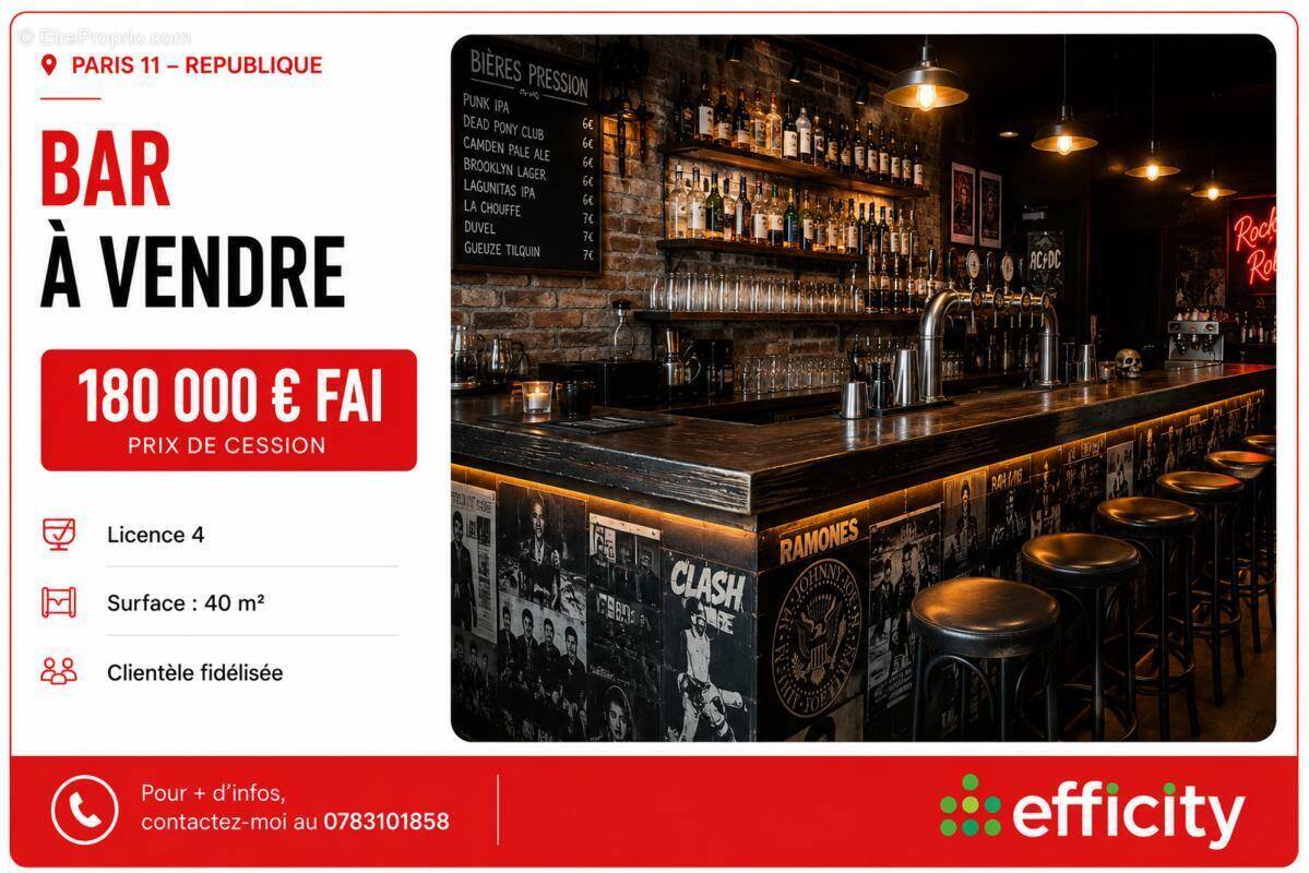 Commerce à PARIS-11E
