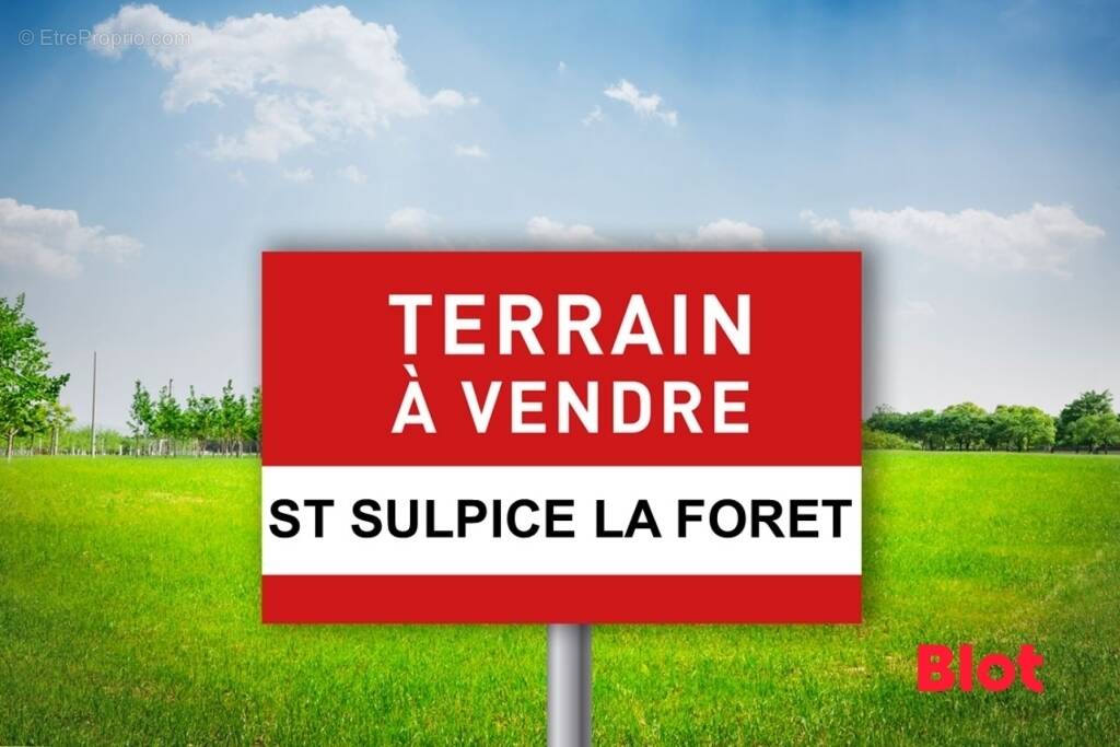 Terrain à SAINT-SULPICE-LA-FORET