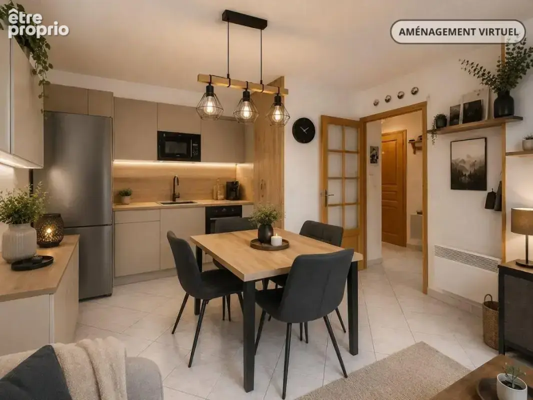 Briançon – T2 cabine 35 m² avec balcon, parking et cave – Tout à pied - photo 2