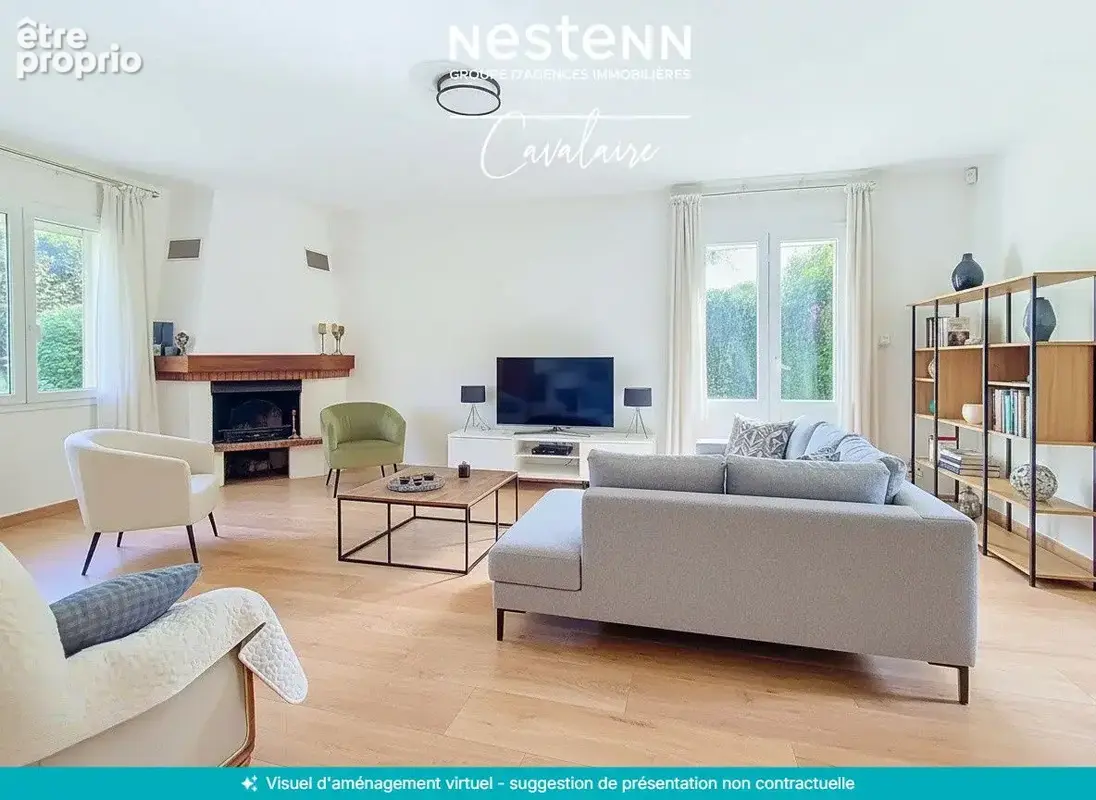 Environnement calme pour cette maison d'environ 141 m² sur  un terrain de 792 m² avec piscine et double garage - photo 5