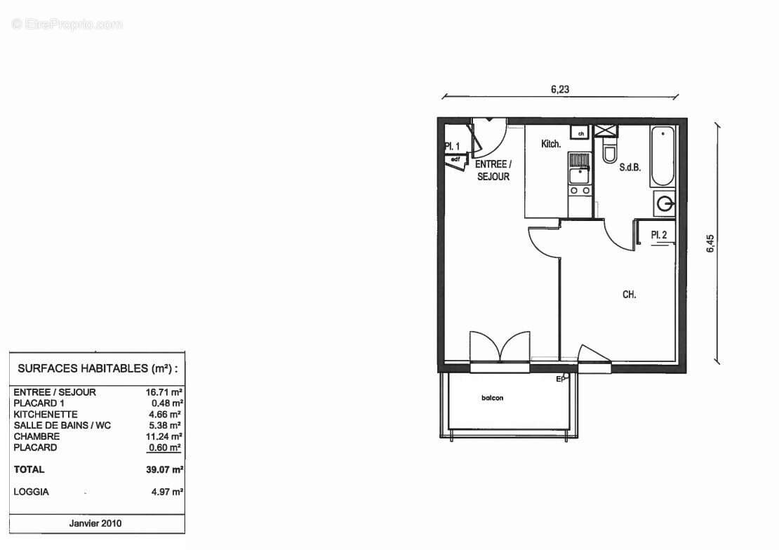 Appartement à SAINT-QUENTIN