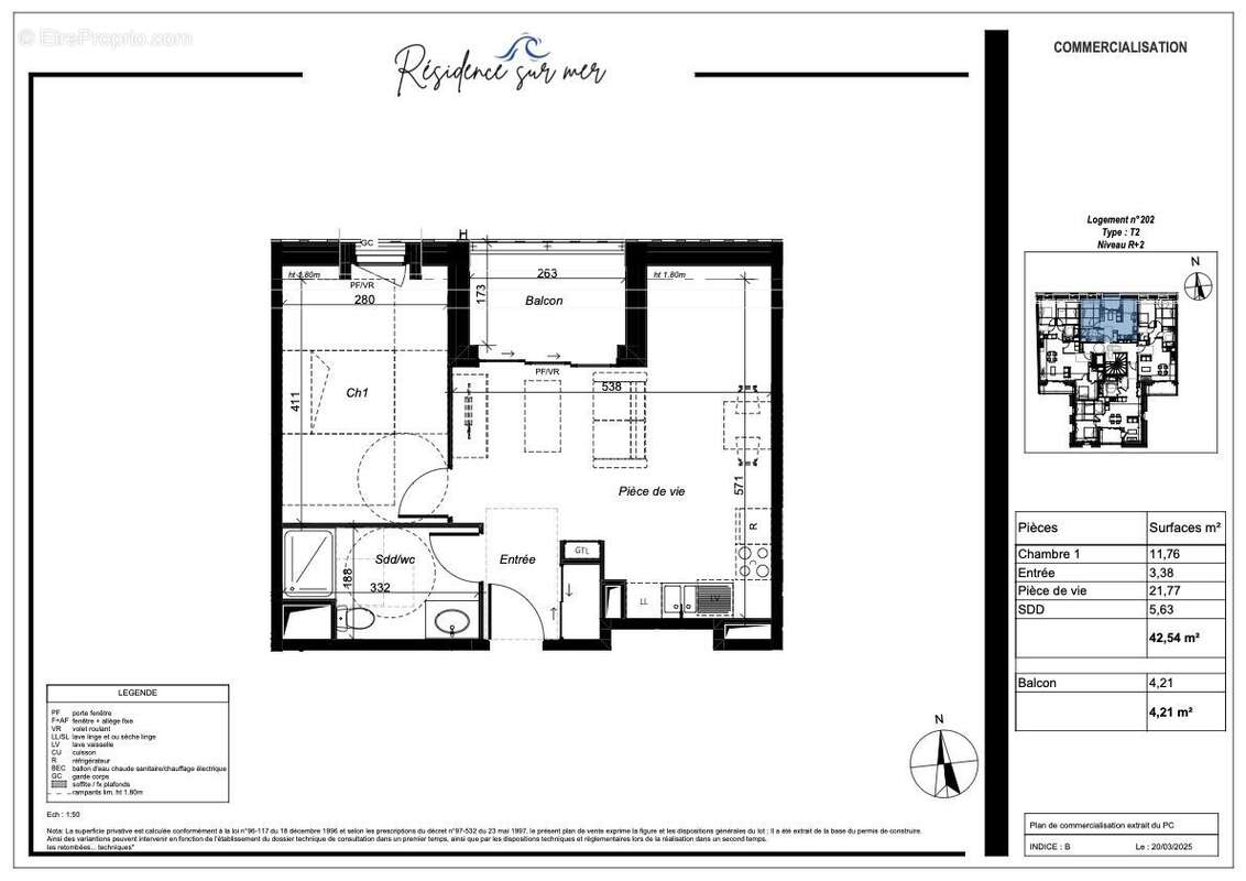 Appartement à BLONVILLE-SUR-MER
